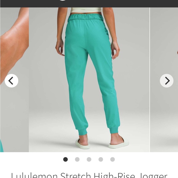 Lululemon Stretch High-Rise Jogger Full Length Kelly Green - Picture 14 of 15